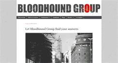 Desktop Screenshot of bloodhoundgroup.com