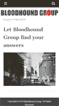 Mobile Screenshot of bloodhoundgroup.com